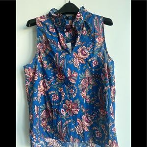J. Crew Liberty Print Blouse